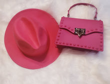 Load image into Gallery viewer, FEDORA HAT AND PURSE SET
