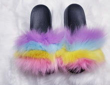 Load image into Gallery viewer, FAUX FUR SLIPPERS
