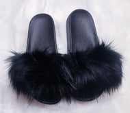 FAUX FUR SLIPPERS