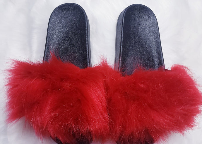 FAUX FUR SLIPPERS